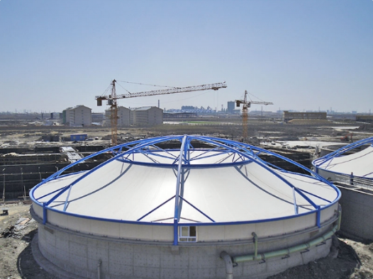 盐城市污水池加盖膜结构体育看台 - 排名